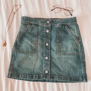 girls jean skirt!